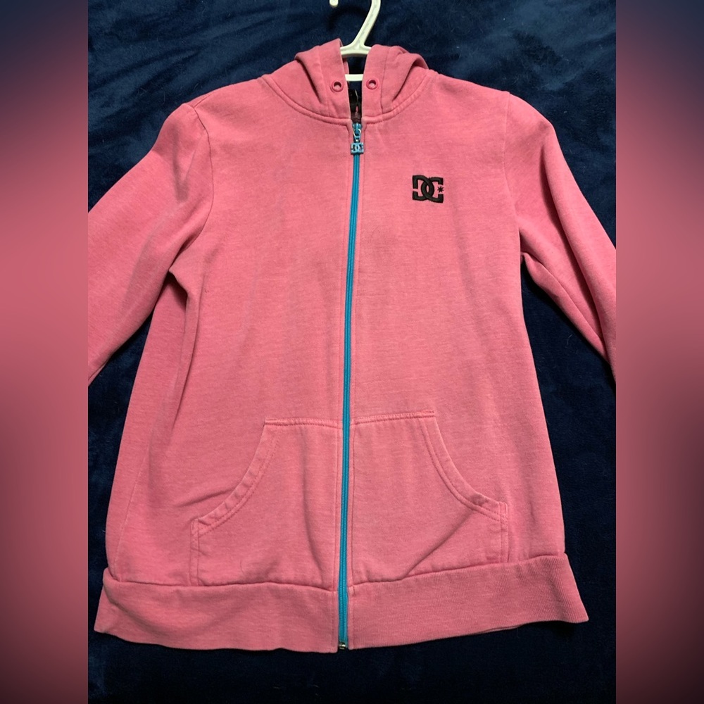 DC pink sweater